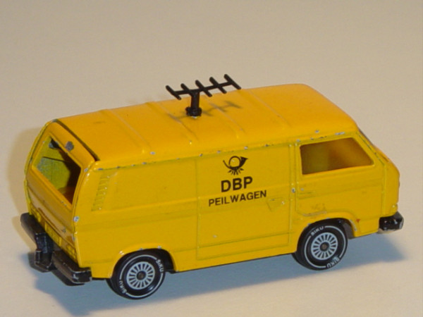 00003 VW Transporter 2,0 Liter (Typ T3) Bundespost-Peilwagen, Modell 1979-1982, kadmiumgelb, DBP PEI