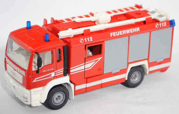 HLF 20 MAN TGA 18.410 M (Mod. 00-04) Feuerwehr, rot, TGA 18.410/C 112 FEUERWEHR (für MAN, vergilbt)