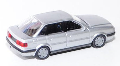 Audi 80 (B4, Typ 8C), Modell 1991-1994, silbermetallic, Rietze, 1:87, mb