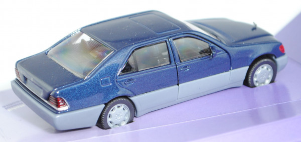 00000 Mercedes-Benz 500 SEL (Baureihe W 140, Baumuster 140.051, Modell 1991-1994), stahlblaumetallic