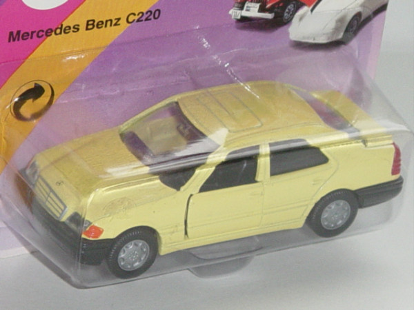 00000 Mercedes-Benz C 220 (Baureihe W 202, Baumuster 111.961, Modell 1993-1995), zartgelb, innen sch