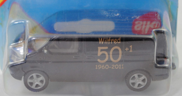00301 Wilfred VW T5.1 Transporter (Mod. 2003-2009), schwarz, Wilfred / 50 +1 / 1960-2011, SIKU, P29a