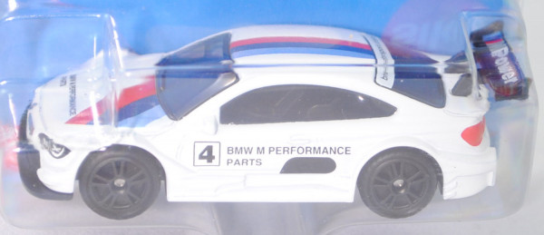 00000 BMW M4 Racing 2016, weiß, BMW M PERFORMANCE / PARTS / 4, B49 schwarz, P29e
