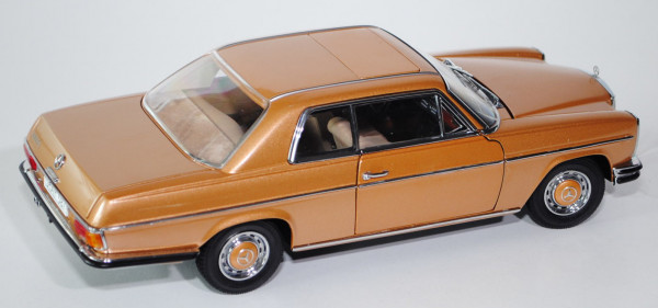 Mercedes-Benz 280 C /8 Coupé (Baureihe W 114), Modell 1972-1973, goldmetallic, Sun Star THE PREMIUM