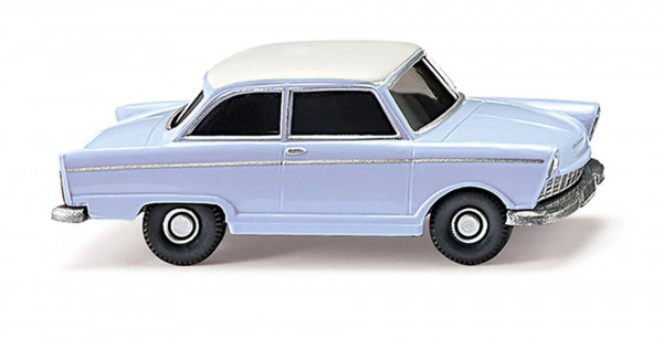 DKW Junior 800 de Luxe (Typ F11 '62-800, Mod. 61-63), pastellblau, Dach perlweiß, Wiking, 1:87, mb