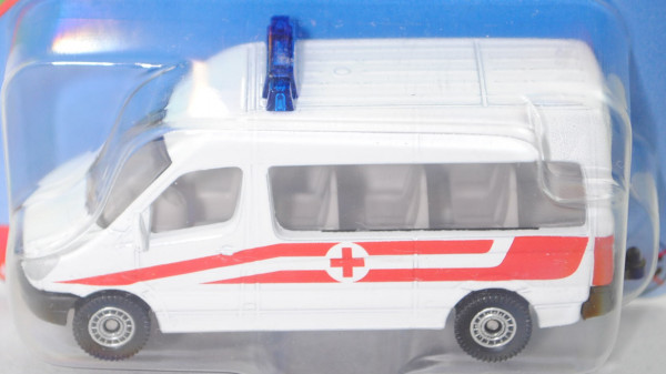 03802 A MB Sprinter II (Mod. 06-13) Krankenwagen, weiß, rotes Kreuz, hohe Blaulichtleiste, C80, P29e