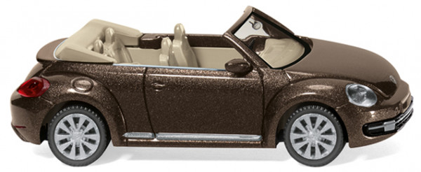 VW The Beetle Cabriolet (Typ 5C, Modell 2012-2016), toffeebraun metallic, Wiking, 1:87, mb