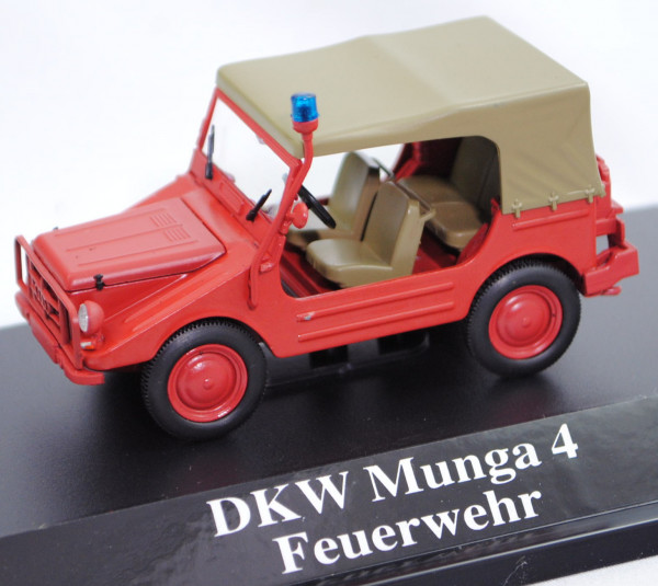 AUTO UNION-DKW MUNGA F91/4 1000 (Mod. 58-68) Feuerwehr (geschlossen), Starline, 1:43, PC-Box