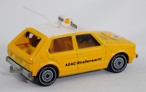 00000 VW Golf I (Typ 17, Modell 1978-1980) ADAC-Straßenwacht, kadmiumgelb, innen gelb, Lenkrad schwa