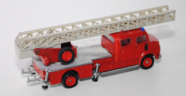 Mercedes Metz DL 30 H Feuerwehrdrehleiter, verkehrsrot, innen rot, Lenkrad weiß, Verglasung klar, Fa