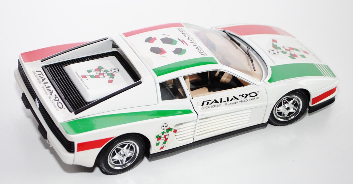 ITALIA 90 #burago #Ferrari testarossa-