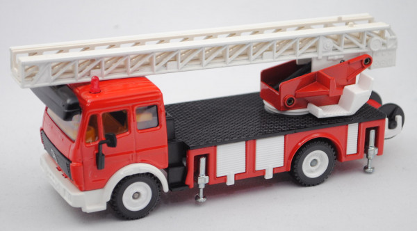 00000 Metz Feuerwehrdrehleiter DL 30, rot/weiß, mit Signal- und Blinkfunktion durch auswechselbar, L