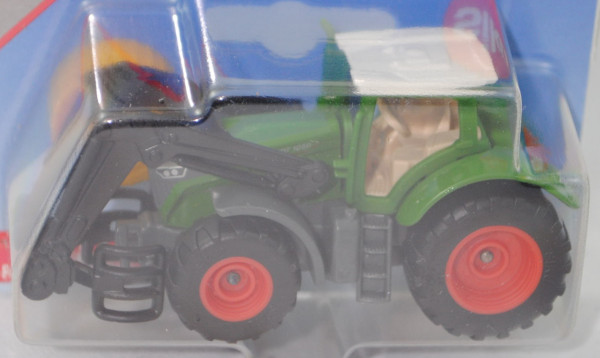 00000 Fendt 1050 Vario (Modell 2018-) Traktor mit Ballenzange, weiß/grün/grau, SIKU P29e