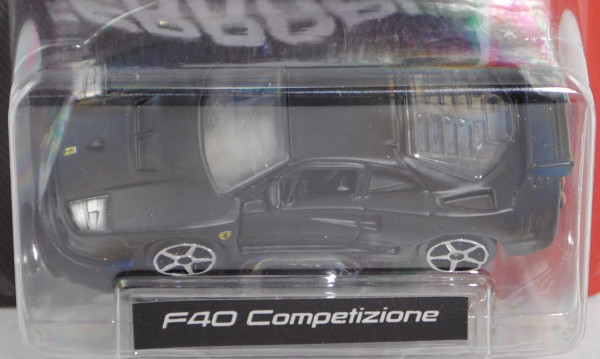 Ferrari F40 Competizione (Modell 1989-1994), schwarz, Bburago FERRARI RACE & PLAY, Blister