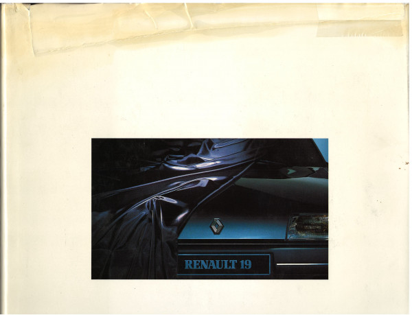 RENAULT 19 (auch R19 genannt, Vorfacelift bzw. Phase 1, Edition Renault, Ausgabe 06 1988, 148 Seiten