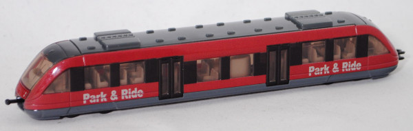 00001 Nahverkehrszug (vgl. Alstom Coradia LINT 27, Modell 1999-), hell-braunrot, SIKU, 1:120, P29e