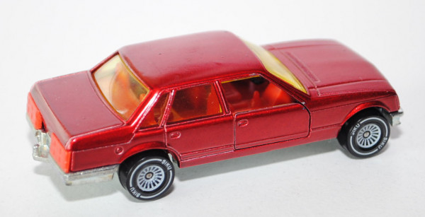 Opel Senator 3.0 E CD (Typ A1, Viertürer, Stufenheck), Modell 1978-1982, rotmetallic, innen rot, Len