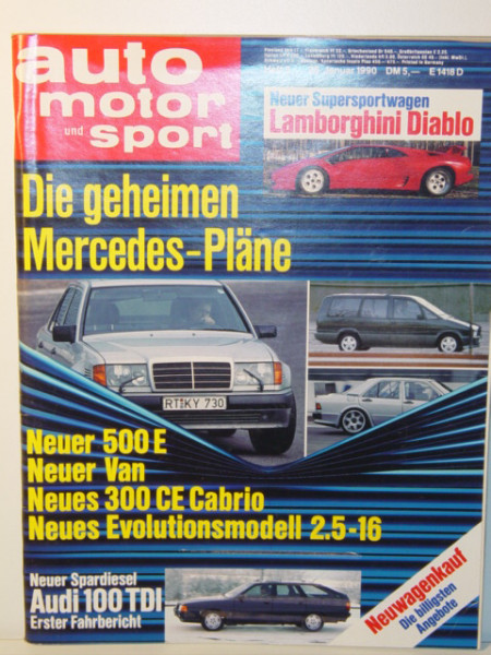 auto motor und sport, Heft 3, 26. Januar 1990