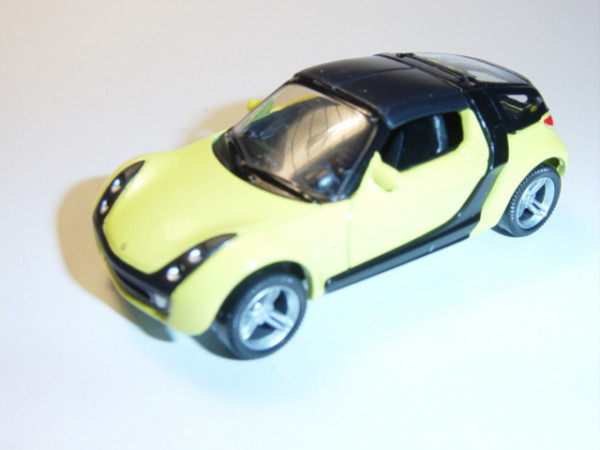 Smart Roadster, gelb/schwarz, 1:50, Norev, mb