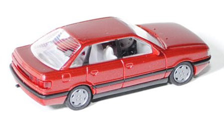 Audi 90 (Typ 89 / B3), Mj. 1987-1992, purpurrotmetallic, Rietze, 1:87, mb