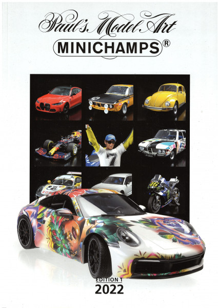 Minichamps Katalog Edition 1 2022 mit 148 Seiten DIN A4 + 1:87 Minichamps 1 2022 + MAXICHAMPS 2022