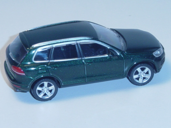 VW Touareg, highland green, 1:50, Norev, Werbeschachtel