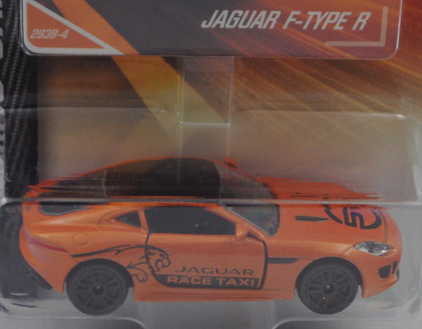 Jaguar F-Type Coupé R 5.0 V8 (Typ X152, Mod. 2014-2017), orangenbraunmetallic, majorette, 1:59, mb