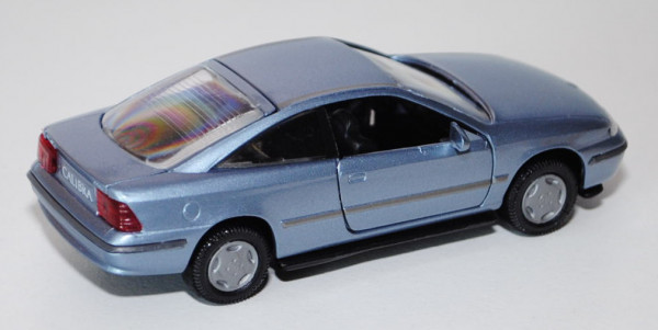 Opel Calibra 2.0 16V (Dreitürer, Coupé), Modell 1990-1994, silberblaumetallic, Türen + Heckklappe zu