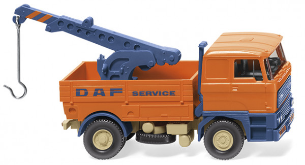 DAF 3300 (Typ F 241, Mod. 73-86) Abschleppwagen, orange/brillantblau, DAF SERVICE, Wiking, 1:87, mb