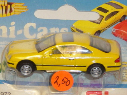 Mercedes CLK 230, kadmiumgelb, Simba Toys, 1:72, mb