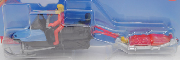 00000 Snowmobil (Motorschlitten) mit Rettungsschlitten, brillantblau/grau/orange, SIKU SUPER, P29e
