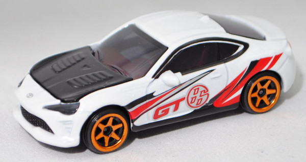 Toyota GT86 (Modell 2016-2020) SPEED HUNTER / RACING, reinweißmetallic, majorette, 1:58, RARE, mb