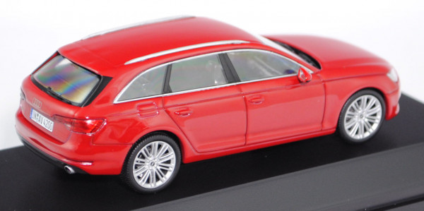 Audi A4 Avant (B9, Typ 8W, Modell 2015-), tangorot, Minimax, 1:43, Werbeschachtel