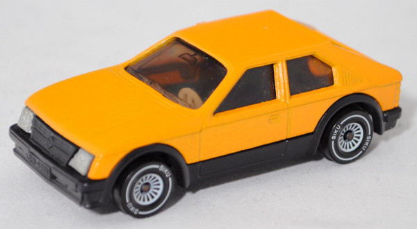 00002 Opel Kadett 1.3 SR (Typ D, Vorfacelift, Modell 1979-1981), melonengelb, SIKU SUPER, ca. 1:55