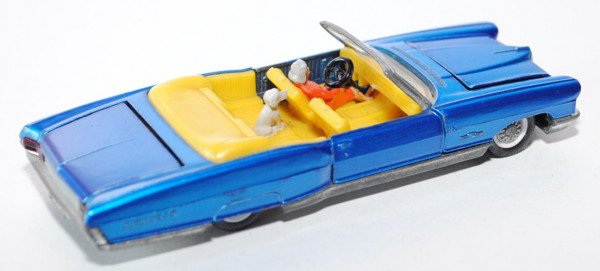 Pontiac Bonneville Cabriolet, blaumetallic, innen gelb, Lenkrad schwarz, R6, HL Glas