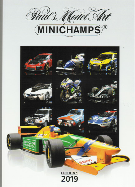 Minichamps Katalog Edition 1 2019 mit 200 Seiten DIN A4, Minichamps