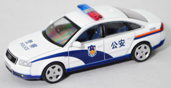 Audi A6 2.4 (C5, Typ 4B, NFL = nach Facelift, Mod. 2001-2004) POLICE, casablanca, XCARTOYS, 1:64, mb