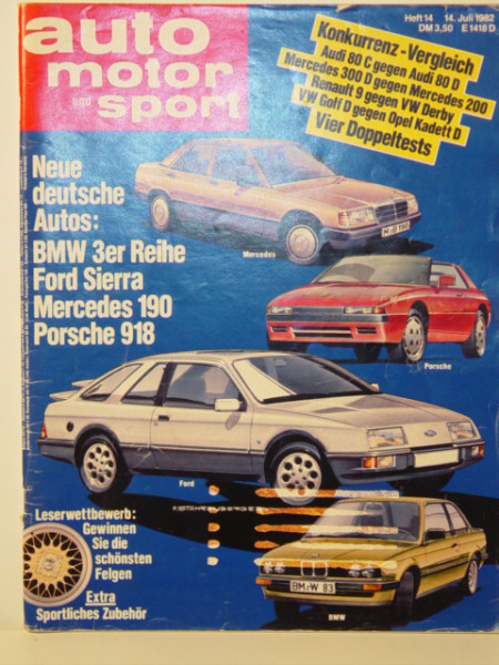 auto motor und sport, Heft 14, 14. Juli 1982
