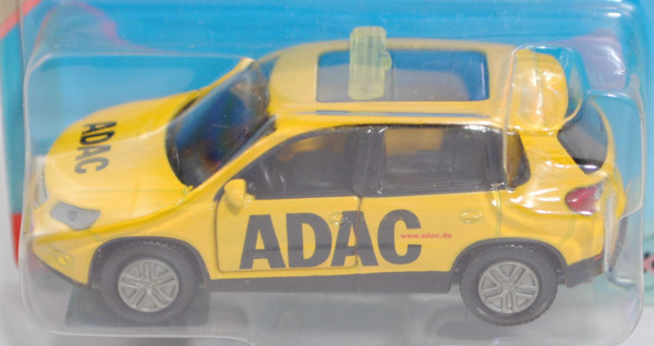 00006 VW Tiguan 2.0 TDI (Typ 5N, Mod. 2008-2011) ADAC Pannenhilfe, gelb, SIKU, 1:55, P29d vergilbt