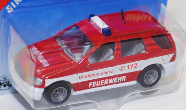 00000 Mercedes ML 320 Feuerwehr-Kommandowagen, karminrot/weiß, Direktionsdienst C 112 / FEUERWEHR, B