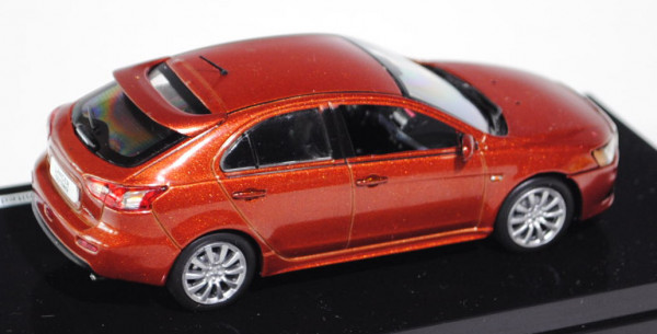 Mitsubishi Lancer Sportback (8. Generation, Typ CYO), Modell 2008-, orange pearl, VITESSE, 1:43, PC-