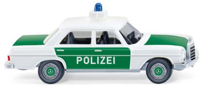 Polizei - Mercedes 200/8, Typ W 114 / W 115, Model 1968-1976, weiß/minzgrün, POLIZEI, Wiking, 1:87,