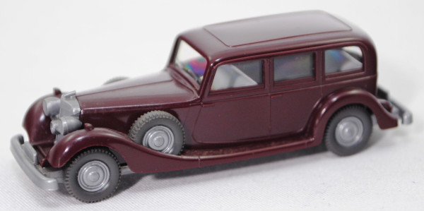 001c Horch 850 (Typ viertürige Pullman-Limousine, Modell 35-37), schwarzrot, Wiking, 1:87, mb