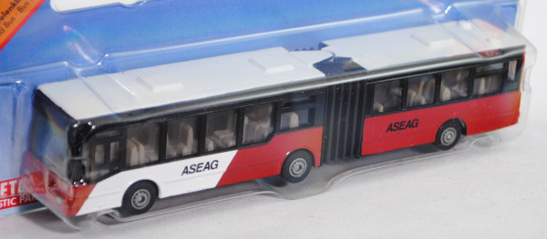 00402 MAN NG 312 Niederflurgelenkbus (Typ MAN A11, Mod. 1995-1999), weiß/schwarz/rot, ASEAG, P29e