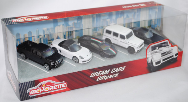 Dream Cars Giftpack: Ford F-150; Porsche 718 Boxster; Lambo Aventador; MB-AMG G 63; MB-AMG GT, mb