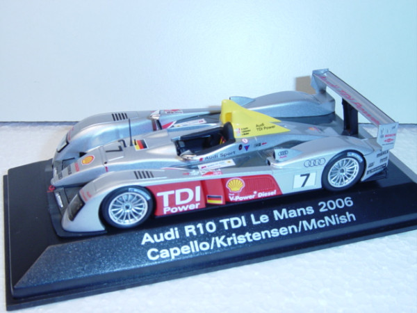 Audi R10 TDI, 24h Le Mans 2006, Capello/Kristensen/McNish, Nr. 7, Minichamps, 1:43, Werbeschachtel