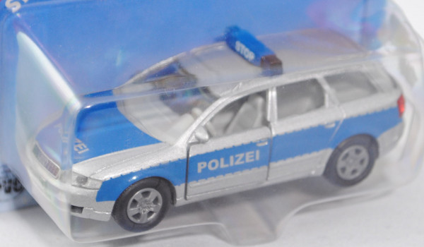 00002 Audi A4 Avant 2.5 TDI quattro (B6, Typ 8E, Mod. 01-04) Polizei-Verkehrsdienst, silbergraumetal