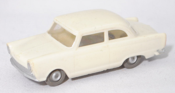 00000 DKW Junior 750 (Mod. 1959-1962), reinweiß, 2 Spannungsrisse hinten am Dach, Siku Plastik 1:60