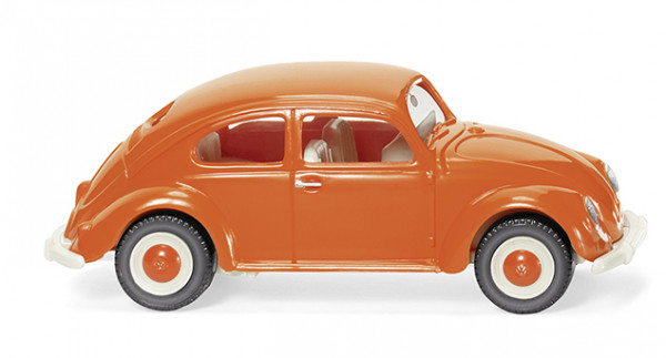 VW Käfer 1100 (Modell 1946-1951), orange, Wiking, 1:87, mb (Limited Edition 100 YEARS SIEPER)