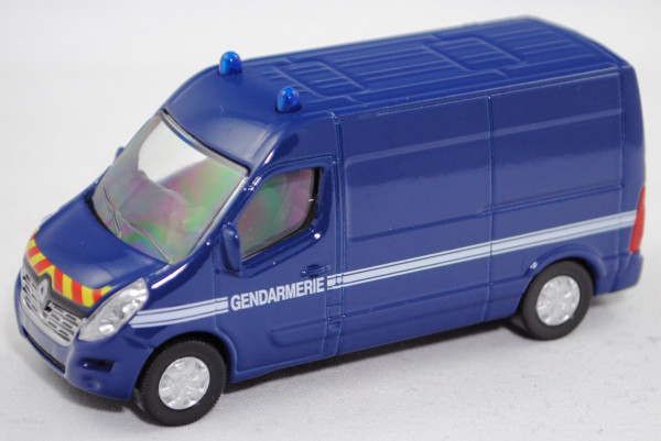 Renault Master III (3. Generation, Facelift 1, Modell 15-19) Polizei, blau, GENDARMERIE, Norev, 1:64